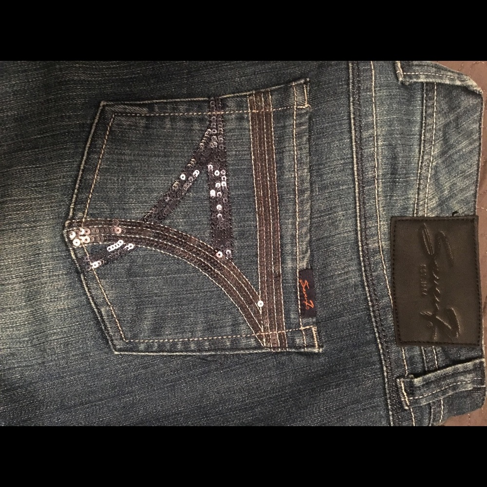 *SALE* Seven for all Mankind 20W jeans w/ sequins